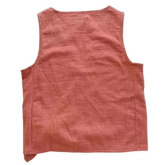 Madewell Texture & Thread Wrap-Tie Top - Picture 6 of 8